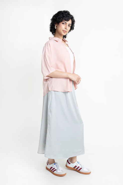 The Grey Slip Skirt
